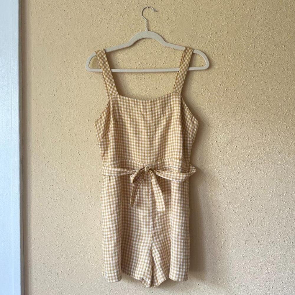 Yellow Gingham Square - image 4